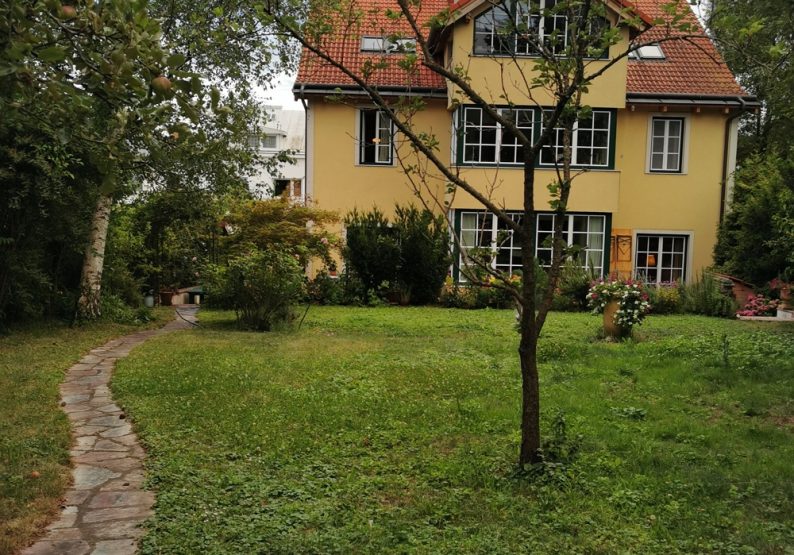 Haus gartenseitig